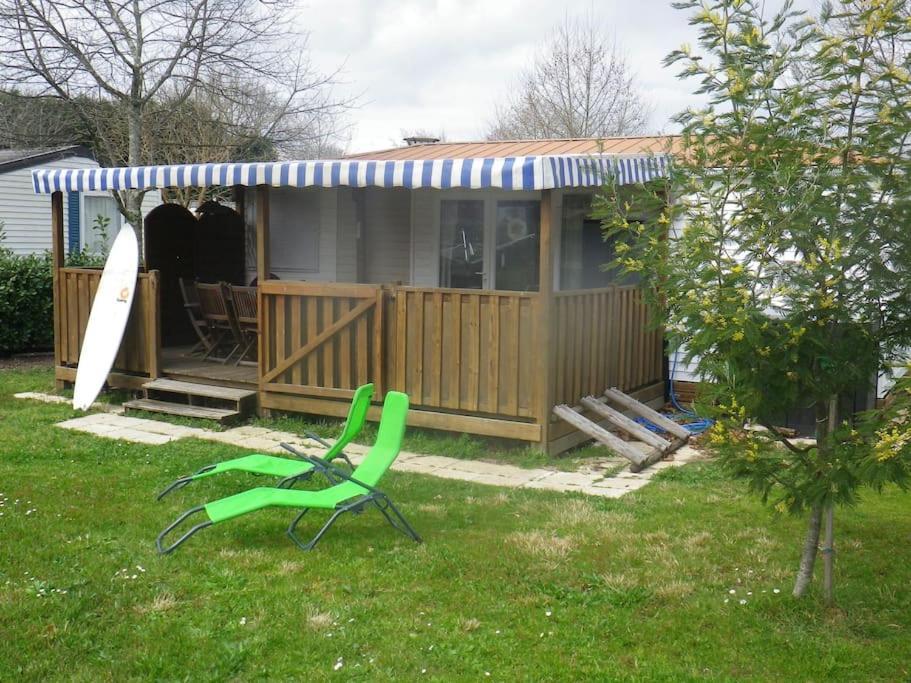Mobil Home Sur La Cote Landaise Saint-Julien-en-Born Exterior foto